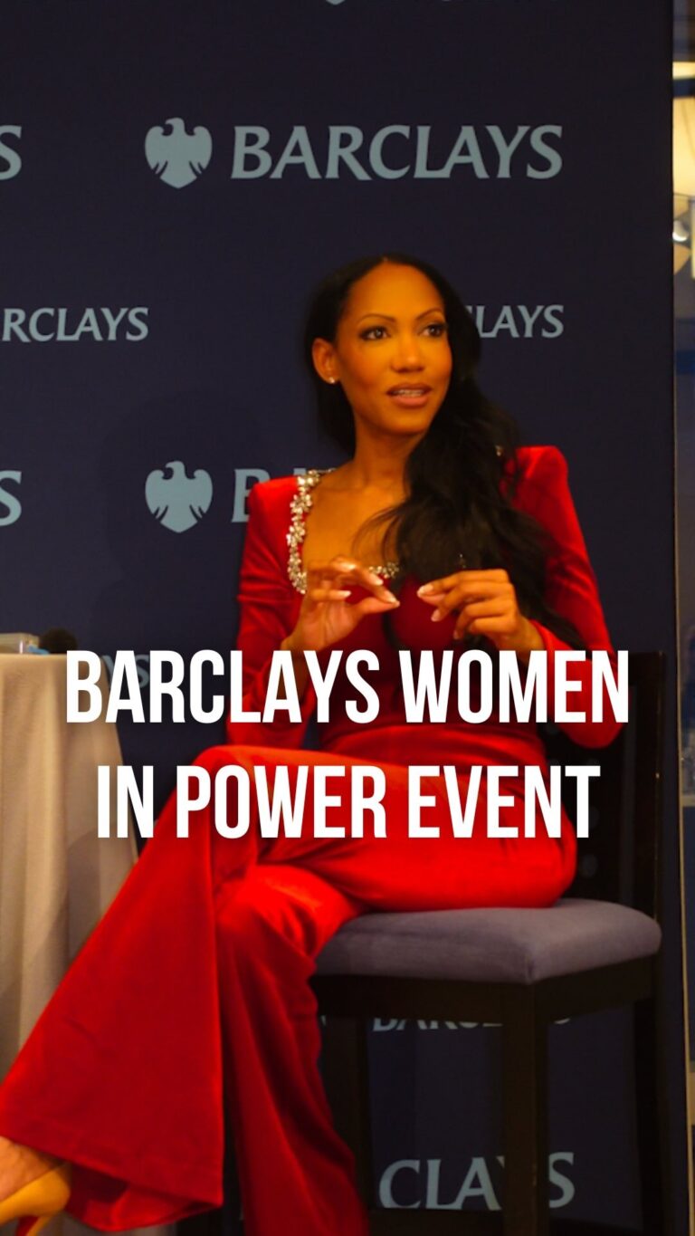 I was so honored to speak at @barclaysib 8th annual women in power event in Times Square in New York City this year.