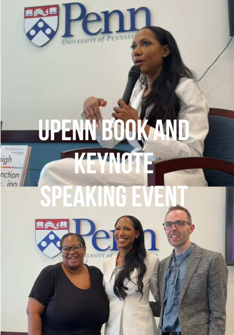 Dr. Judith at UPenn event